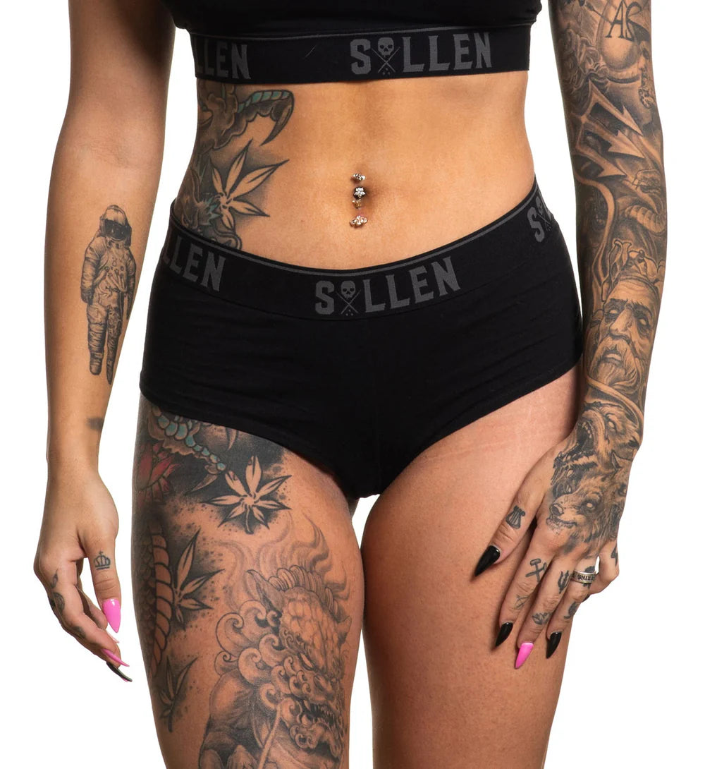 BUTTERY BOYSHORT BK