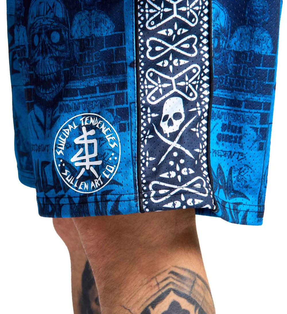 SULLEN X ST POSTED SHORTS BLUE