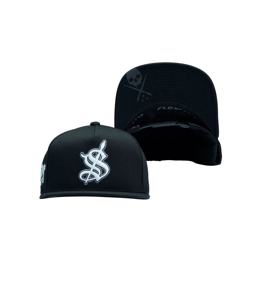 MAJORS SNAPBACK BLACK WHITE