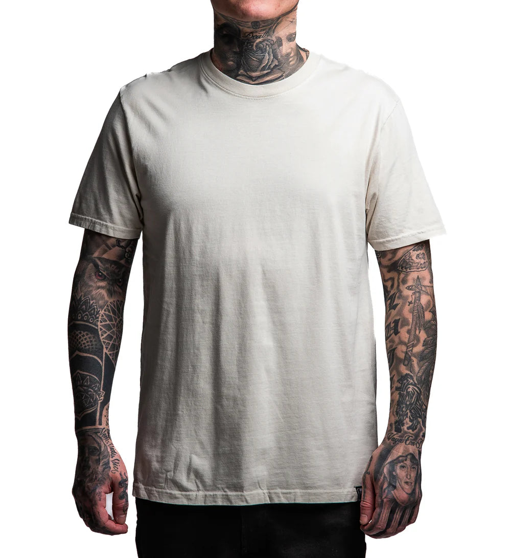 THE SOLIDS PREMIUM TEE MOONBEAM