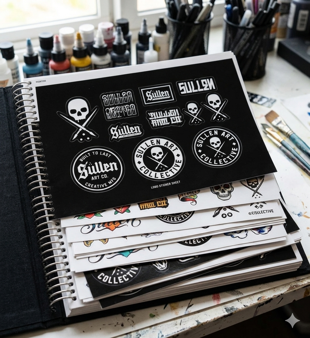 SULLEN LOGO STICKER SHEET