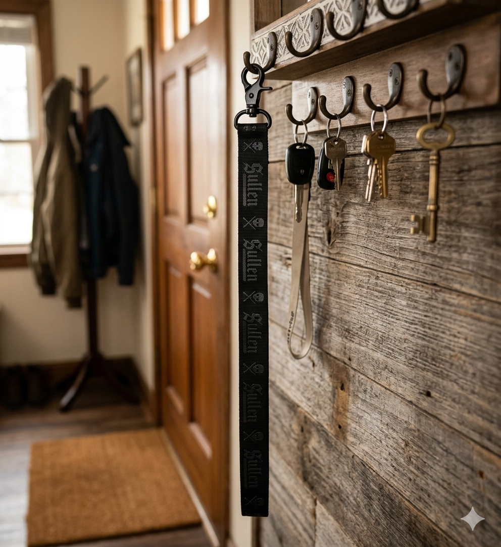 BULLET PROOF LANYARD BLACK/GREY